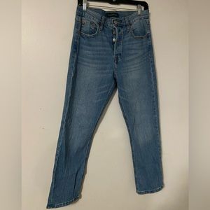 Aeropostale 90's high rise blue jeans
